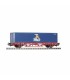 Vagon container, P&O, H0, Piko 57706