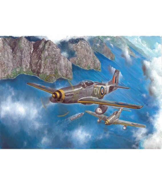 Kit de construit avion MUSTANG Mk. IVA, 1:48, Italeri 2745