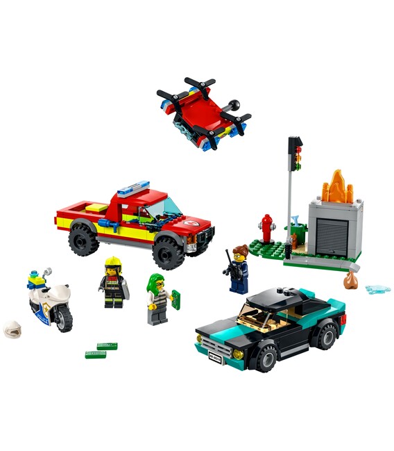 Stingere de incendiu și urmărire polițistă LEGO 60319
