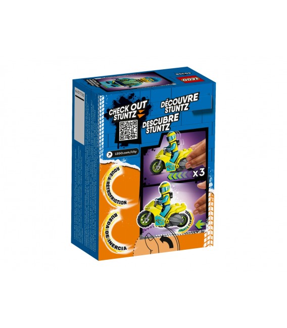 Motocicletă de cascadorie cibernetică LEGO 60358