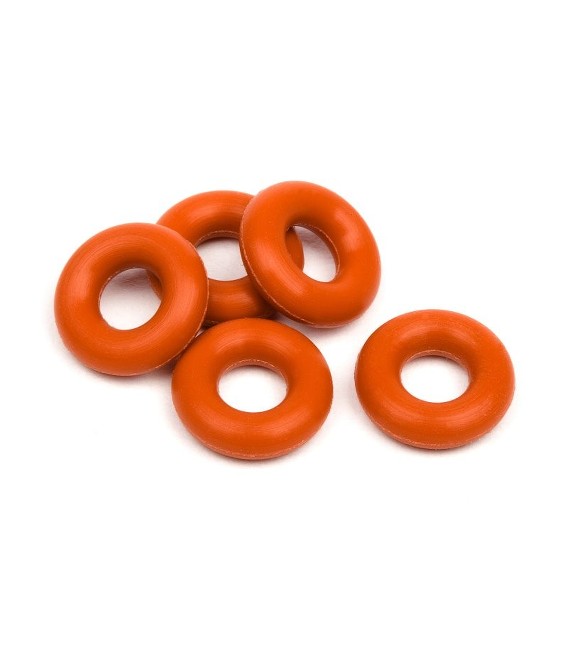 Silicone O-Ring P-3 (Red / 5 pcs)