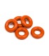 Silicone O-Ring P-3 (Red / 5 pcs)