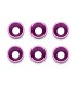 Cone Washer 3.0 mm / 4-40 Flathead (Purple / 6 pcs)