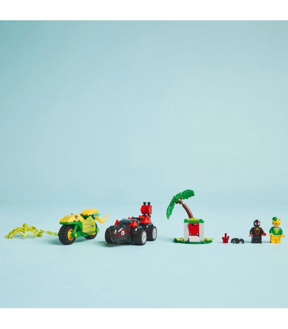 Spin si Electro în dino-vehicule LEGO 11198