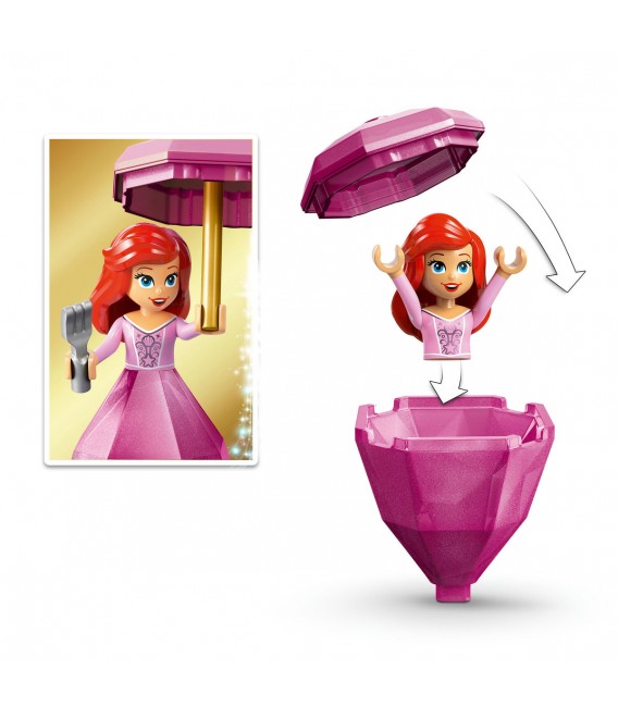 Ariel facând piruete LEGO