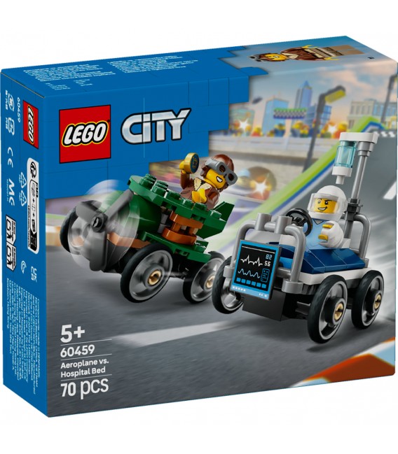Pachet de curse Avion vs. pat de spital LEGO 60459
