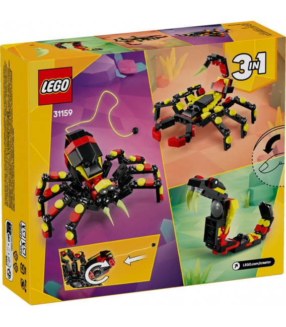Animale sălbatice: Păianjen surprinzător LEGO 31159