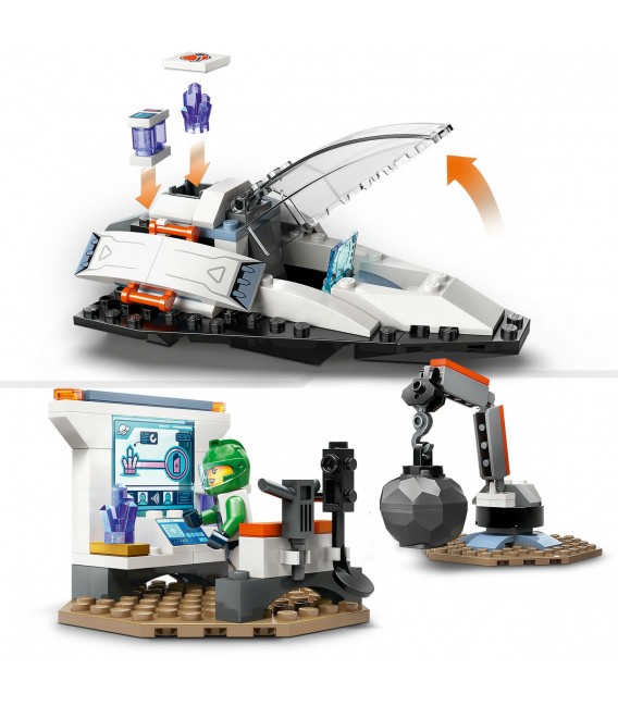 Nava spațială și descoperirea asteroidului LEGO 60429