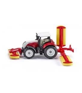Tractor Steyr cu cositor Pöttinger Siku 1672