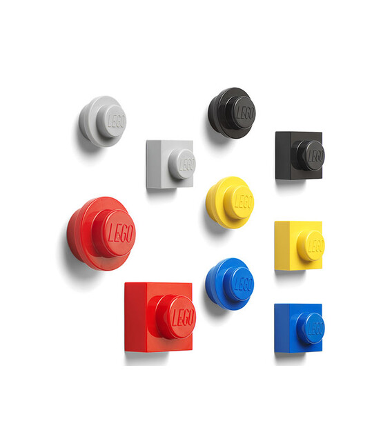 Set 2 magneți LEGO - negru