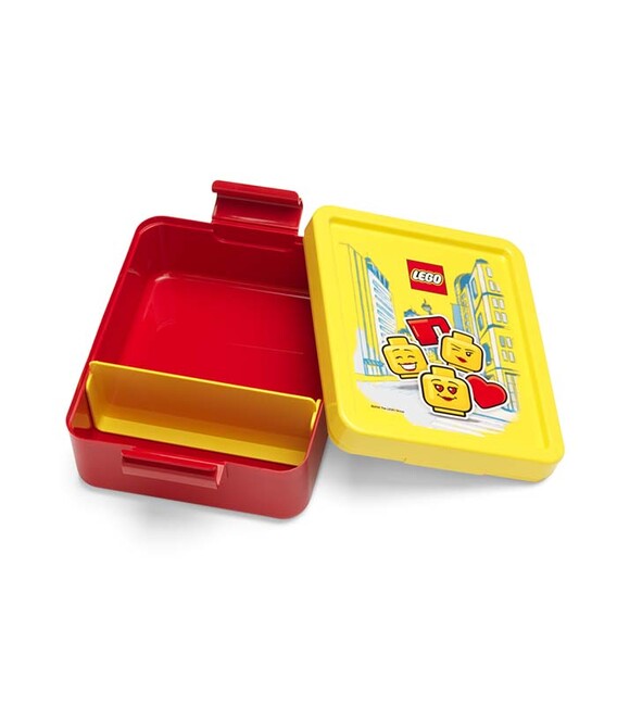 Set pentru prânz LEGO Iconic roșu-galben